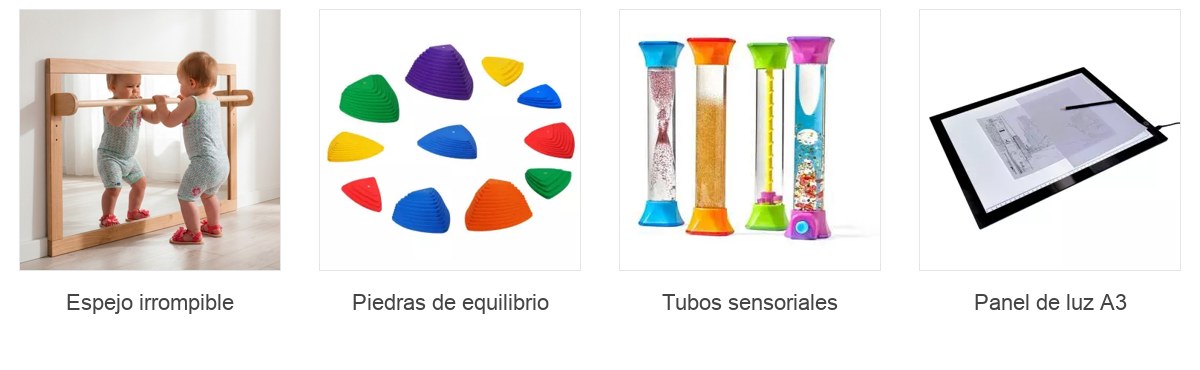 Productos del Pack Sala Sensorial