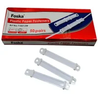 Acco Clips 50und. Plast. Blanco