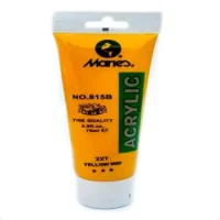 Acrílico En Pomo De 75 Ml. Amarillo Medio