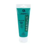 Acrílico En Pomo De 75 Ml. Verde Medio
