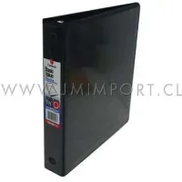 Archivador Cardinal 01401 1.1/2" Negro Vue