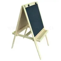 Atrilpizarra Doble Para Tiza Y Plumón 55cm X 65 Cm