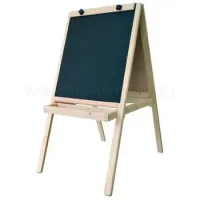 Atril Pizarra Doble Tiza 55 Cm X 65cm X 120 Cm