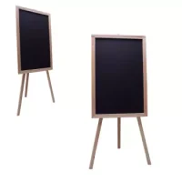 Atril Pizarra Negra Tiza 50x90x150 Cms.