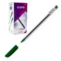Bolígrafo Pasta Cristal Verde Caja 50 Unidades