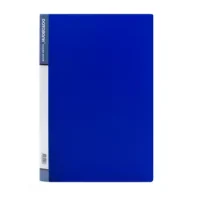 Carpeta Con 20 Fundas Oficio Azul