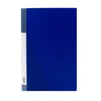 Carpeta Con 10 Fundas Carta Azul