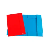 Carpeta Con Elástico Oficio Azul
