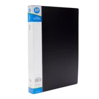 Carpeta Con 60 Fundas Oficio Negra