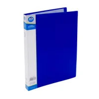 Carpeta Con 40 Fundas Oficio Azul
