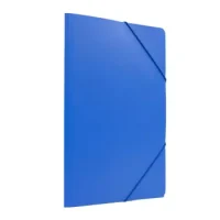 Carpeta Azul Tamaño Oficio Con Elástico