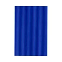 Pliego Cartón Microcorrugado Metálico 50x70 Azul