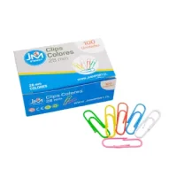 Clip De Colores 28mm 100 Unidades
