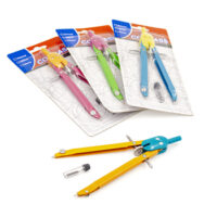 SET COMPAS PRECISION METÁLICO CON REPUESTO