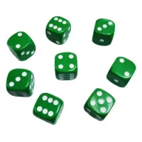 Dados 19 Mm Verde