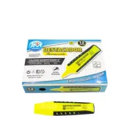 Destacador Con Grip Biselado Amarillo
