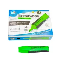 Destacador Con Grip Biselado Verde