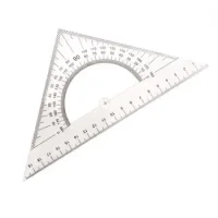 Escuadra 45º 20 Cm Transportador 180º 16 Cm