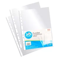 Funda Oficio Transparente Paquete 100 Unidades