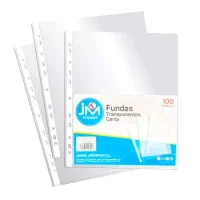 Funda Carta Transparente Paquete 100 Unidades
