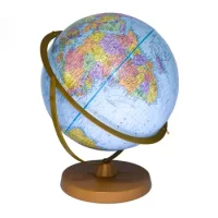Globo Terraqueo 30 Cm Azul Rotación Y Traslación B