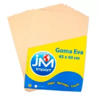 Goma Eva Pliego 10 Unidades Crema 45 X 60 Cm