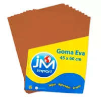 Goma Eva Pliego 10 Unidades Café 45 X 60