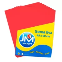 Goma Eva Pliego 10 Unidades Rojo 45 X 60 Cm