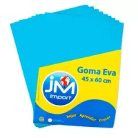 Goma Eva Pliego 10 Unidades Celeste 45 X 60 Cm