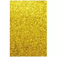Goma Eva Oficio 10 Und.glitter Dorado 20 X 30cm