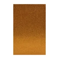 Goma Eva Oficio 10 Unidades Glitter Cobre 20 X 30