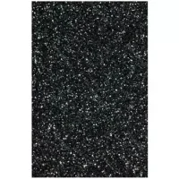 Goma Eva Of.10 Und.glitter Negro 20 X 30 Cm