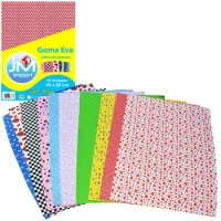 Goma Eva 45x60 Dif.diseños 10 Un.