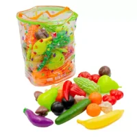 Frutas Y Verduras Plásticas 59 Piezas