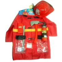 Disfraz De Bombero Con Accesorios