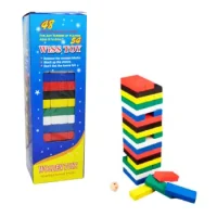 Juego Yenga Madera De Color