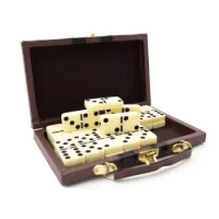 Dominó Profesional Maleta Cuero 11 Mm