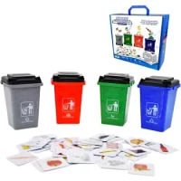 Juego De Reciclaje Y Clasificación En Inglés