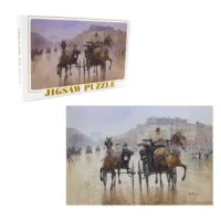 Puzzle 2000 Piezas Caballos En Carruaje