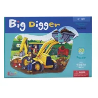 Puzzle Infantil Retroexcavadora 20 Piezas
