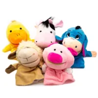 Títeres Soft Animales De La Granja 5 Unidades
