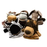 Títeres Soft Animales Salvajes 5 Unidades