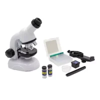 Microscopio Con Luz 1200x Con Accesorios
