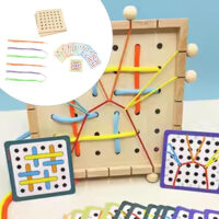 Tablero Para Enhebrar Madera Con Patrones