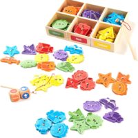 Juego De Pesca Y Clasificación Magnético