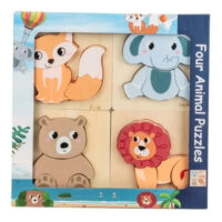 Set De 4 Encajes Animales (1-24)