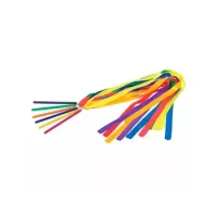 Cintas Ritmicas 6 Colores Mango Corto 180 X 23 Cm.