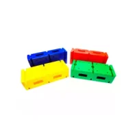 Bases Rectangulares Set De 4 Colores Surtidos