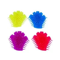 Set De 4 Guantes De Relajacion Goma Soft