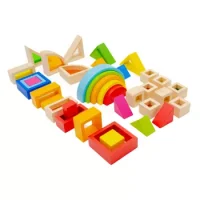 Juego De Construcción Madera/acrílico 37 Piezas